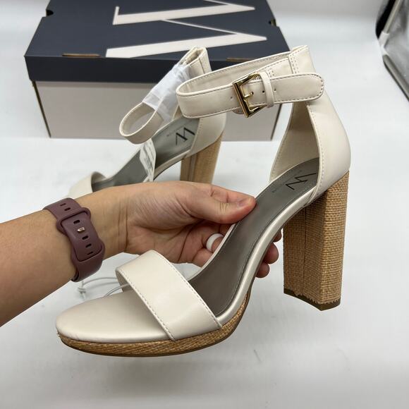 Worthington Womens Lynch Heeled Sandals Ivory Size 9M - Picture 5 of 11